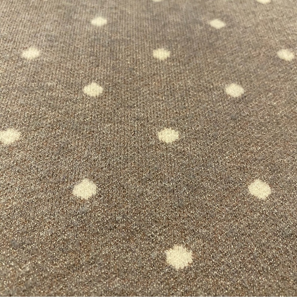 Cynthia Rowley gray polka dot sweater S - Picture 5 of 6